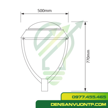Đèn sân vườn hiện đại SVHD09