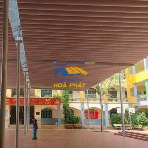 Bạt Mái Xếp Lượng Sóng 04