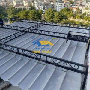 Bạt Mái Xếp Lượn Sóng 14
