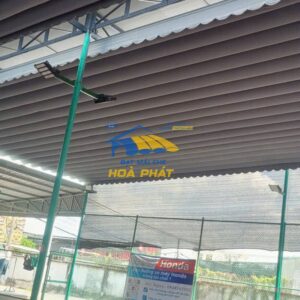 Bạt Mái Xếp Lượn Sóng 09